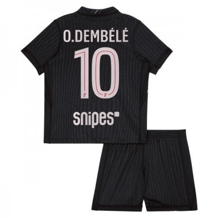 Jalkapallo Pelipaidat/Peliasut Paris Saint-Germain O. Dembele 10 Jordan Lasten Neljäspelipaita 2025-26